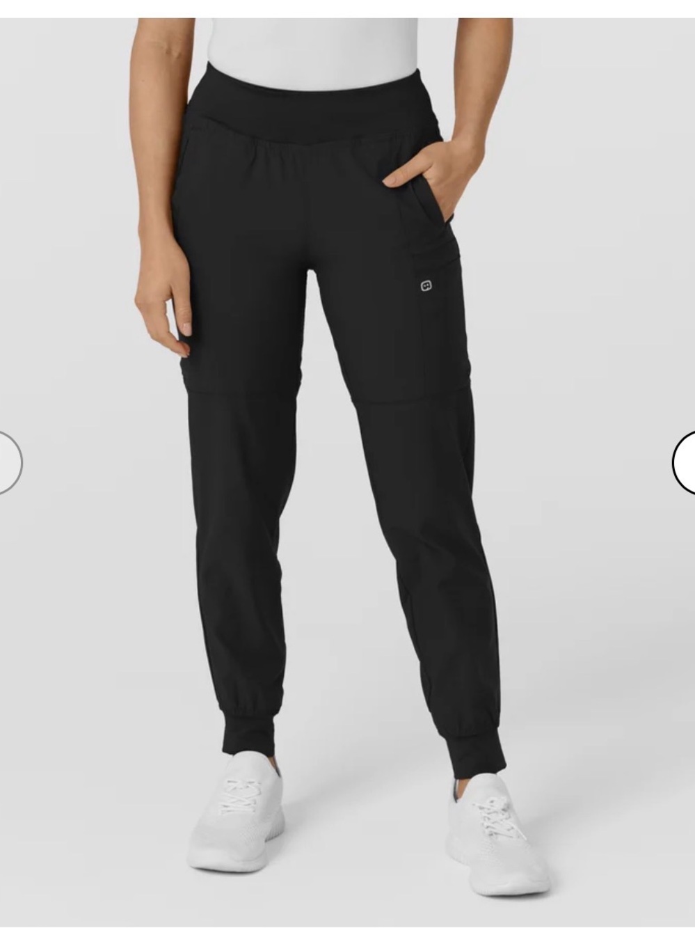 WonderWink Black Utility Jogger Pants